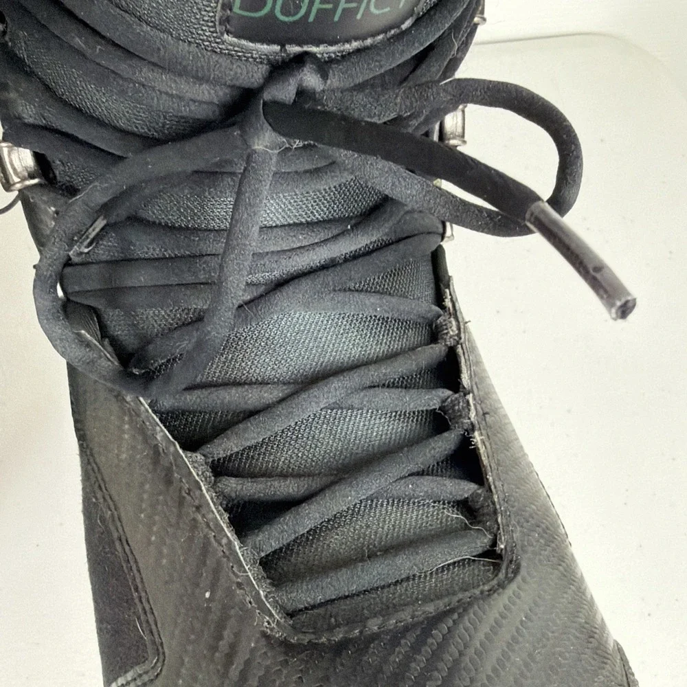 Celsius Snowboard Boots Dufficy Size 8 Climate Trad Lace Black Hemp Freestyle